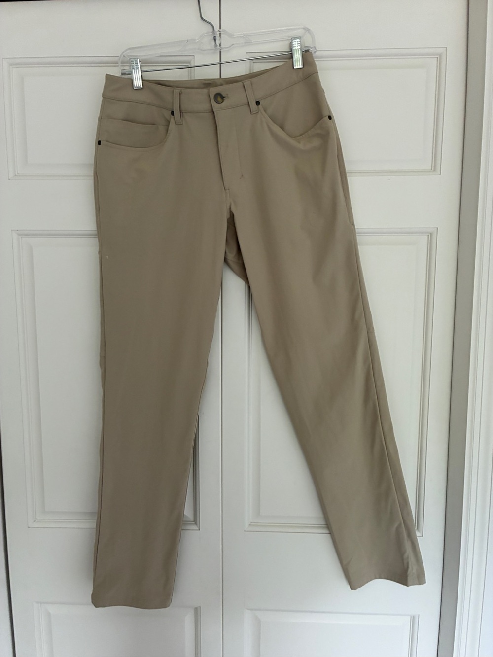 Lululemon ABC Pant Classic Fit Tan Khaki Men's 30x30 EUC